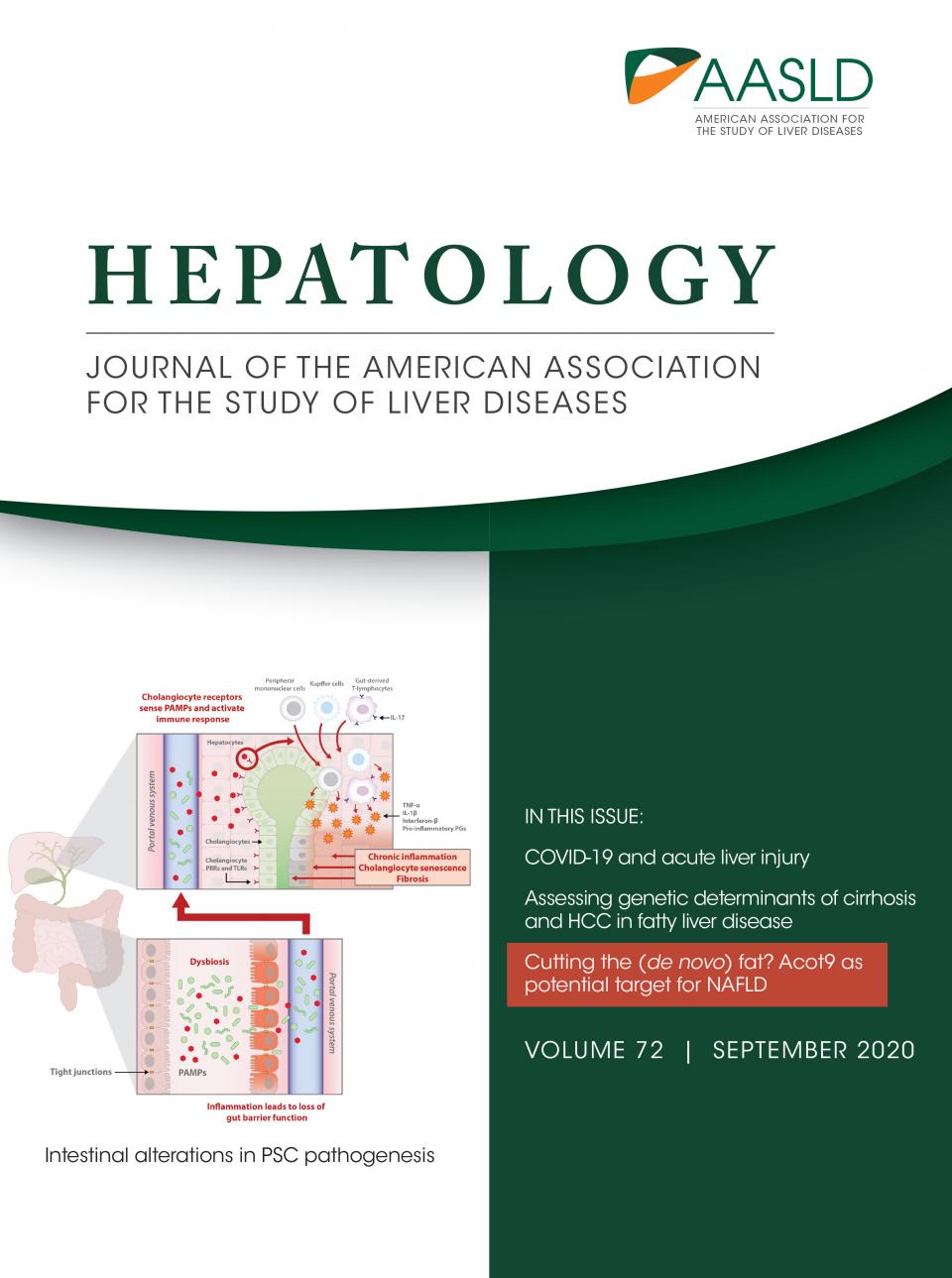 Our research is on the Hepatology cover.